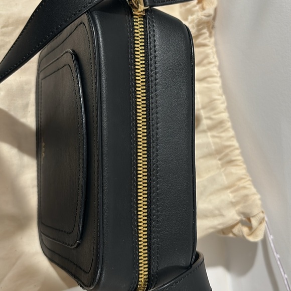 A.p.c gentle used Louisette square crossbody in black leather with dust bag - Picture 9 of 11